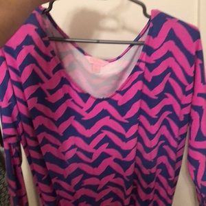 Lilly Pulitzer Longsleeve Cinched Waist dress